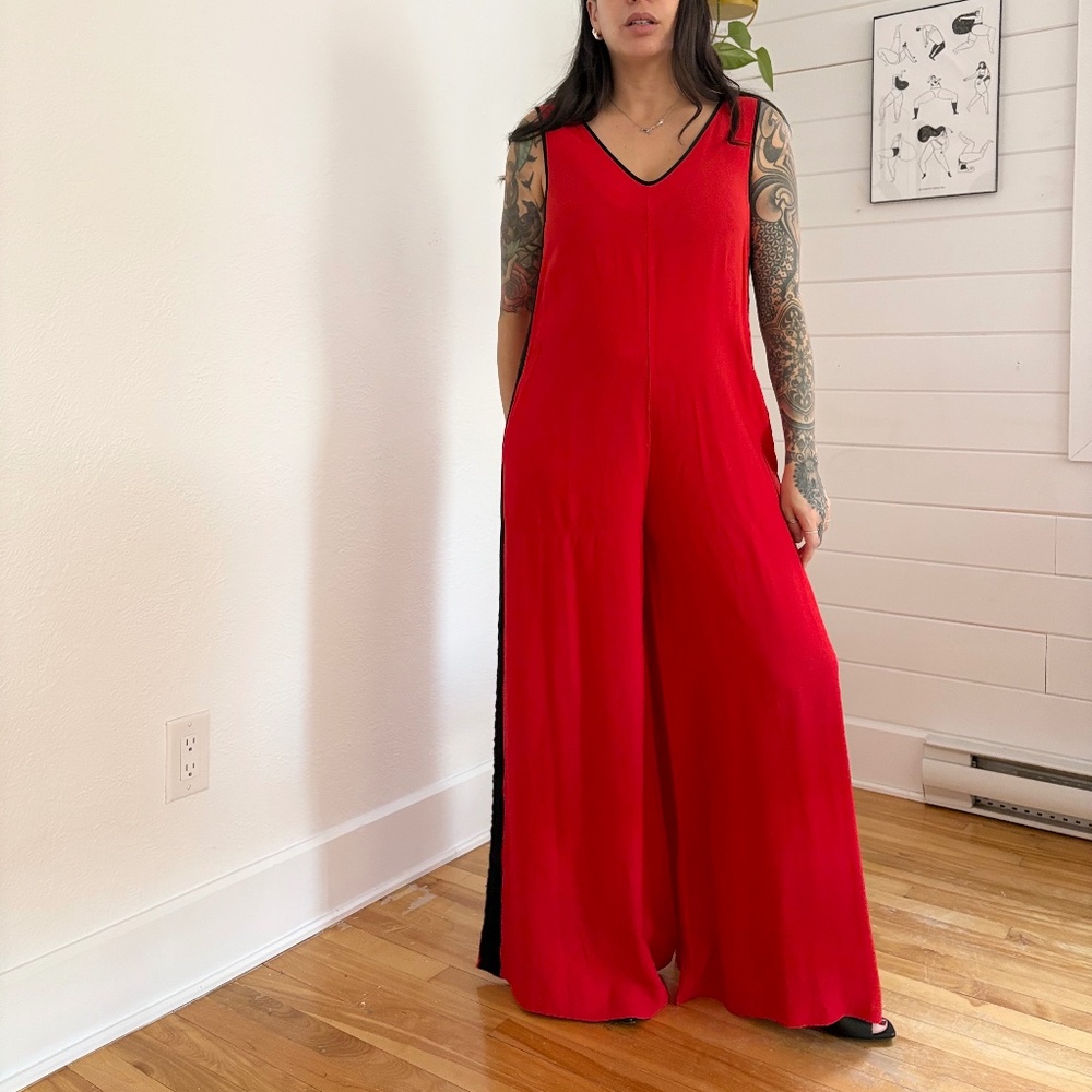 Diane von fustenberg wide leg jumpsuit